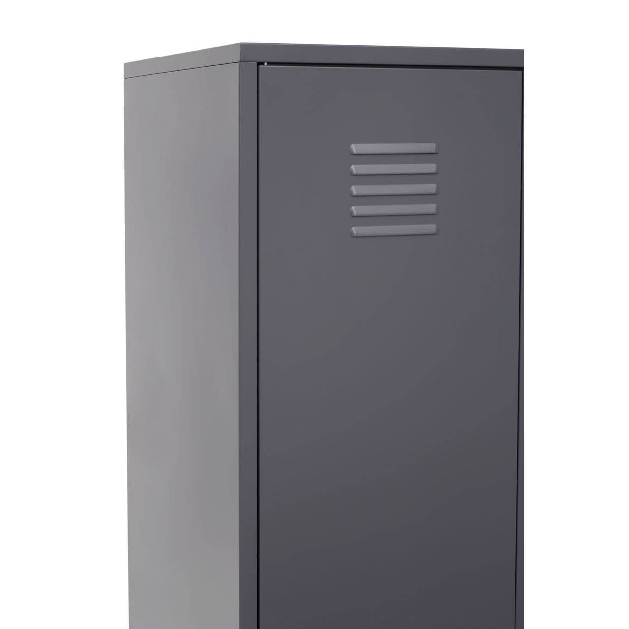 Nest Envy Varsity 2 Door Wardrobe - Grey - Zoomed In Top Left