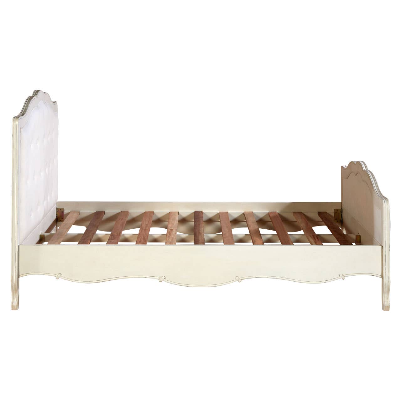 Nest Envy Versailles Double Bed - White - Side View