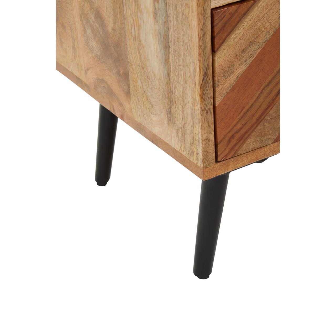 Nest Envy Burma 5 Drawer Chest - Mango Wood - Zoomed In Base