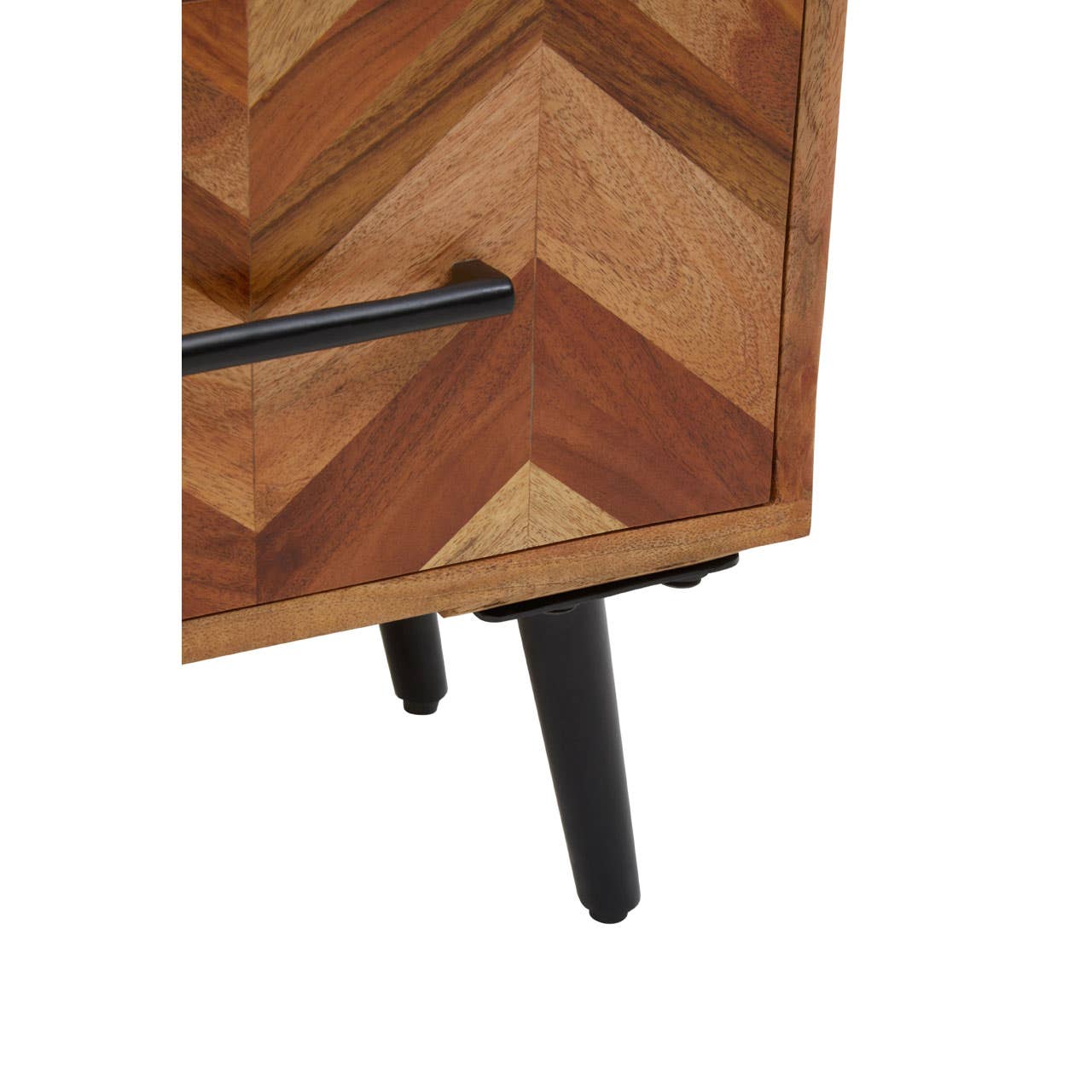 Nest Envy Burma 2 Drawer Chest - Mango Wood - Zoomed In Base