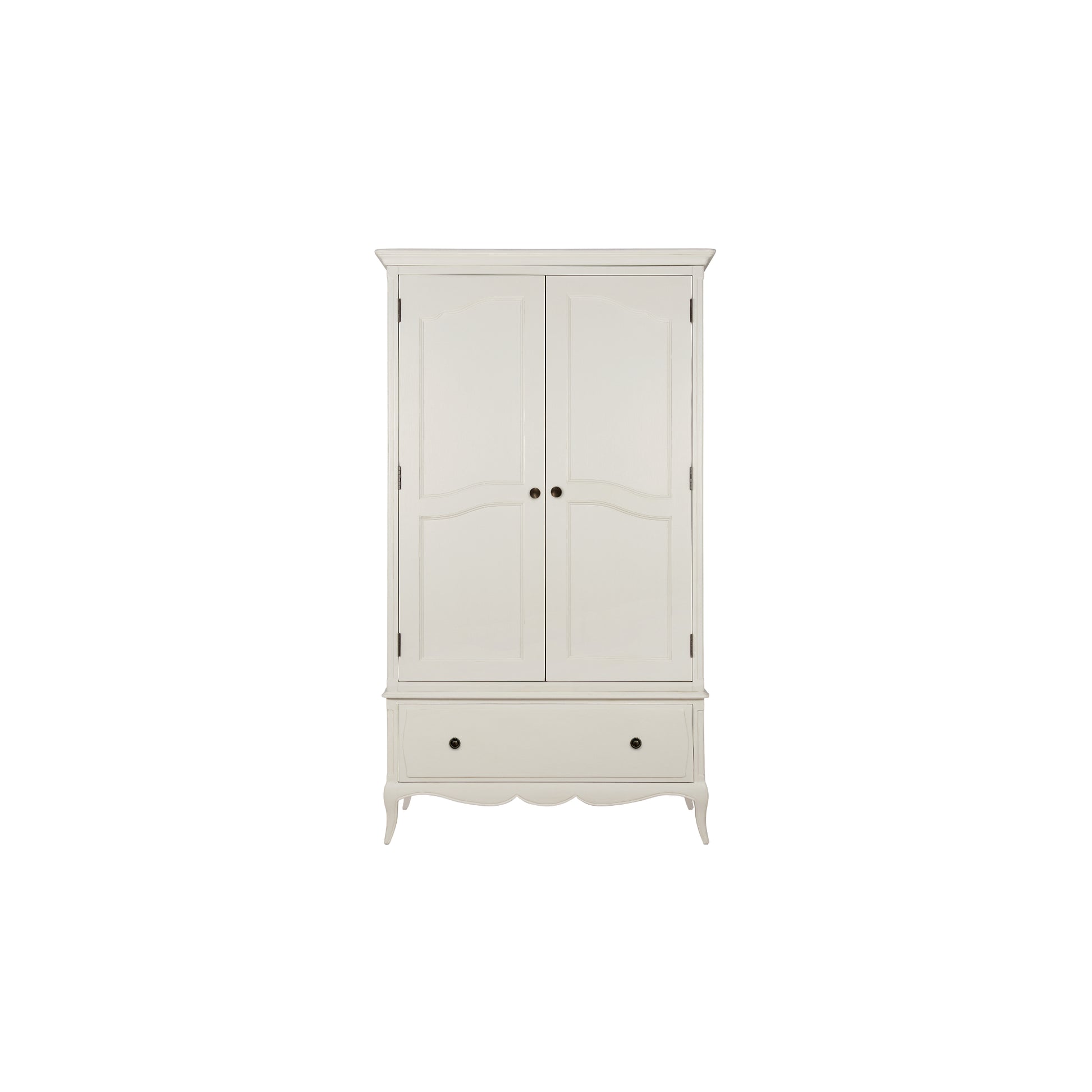 Willis & Gambier Amelie Single Drawer Oak Double Wardrobe - White