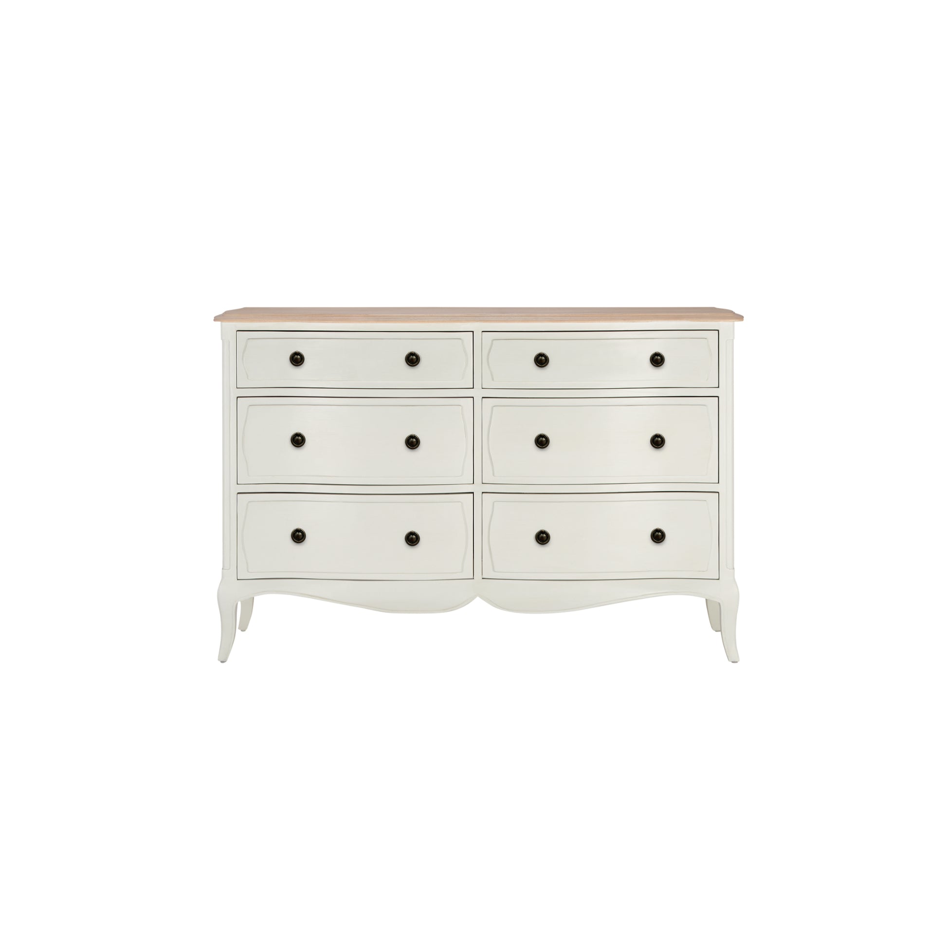 Willis & Gambier Amelie 6 Drawer Oak Chest - White