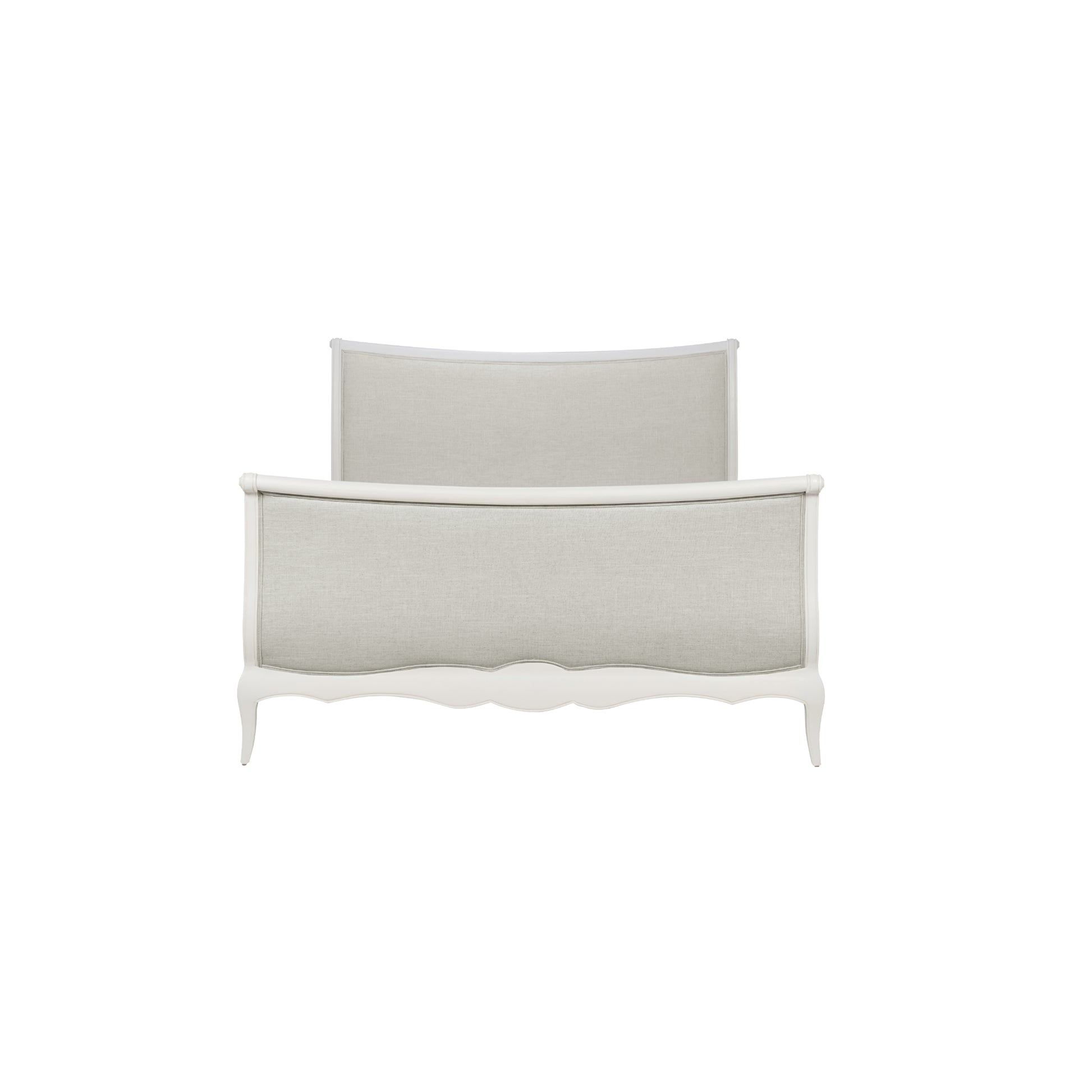 Willis & Gambier Amelie High End Oak Double Bed - White