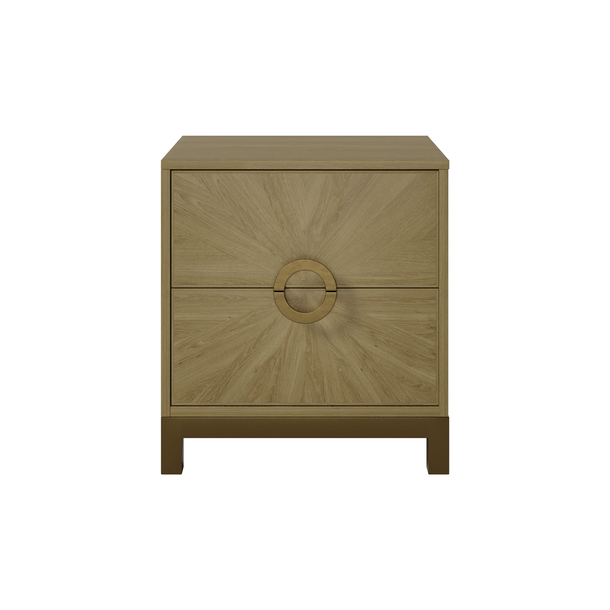 DI Designs Easton 2 Drawer Bedside Table - Sunburst