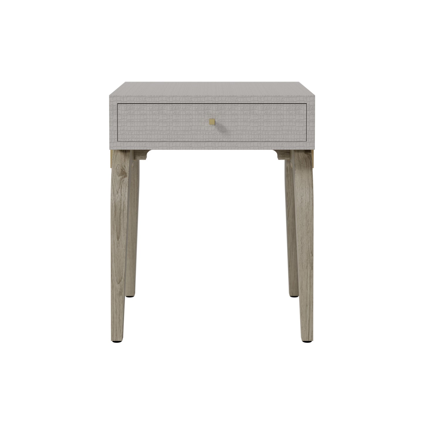DI Designs Laverstoke Single Drawer Bedside Table - White
