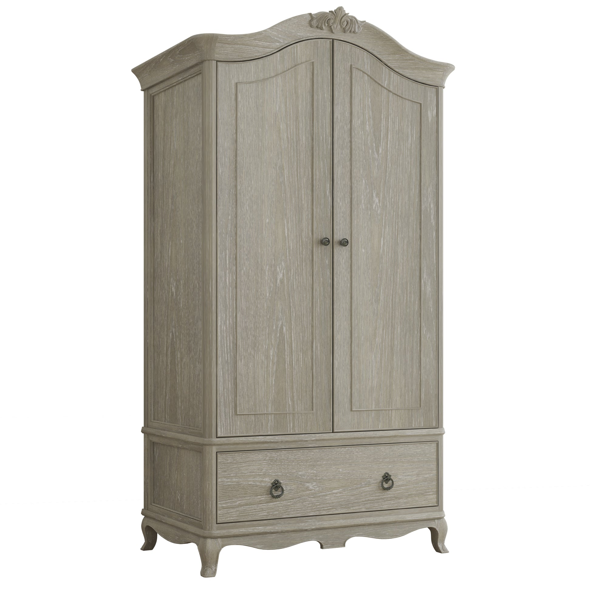 Willis & Gambier Camille Double Wardrobe - Oak - Angled View