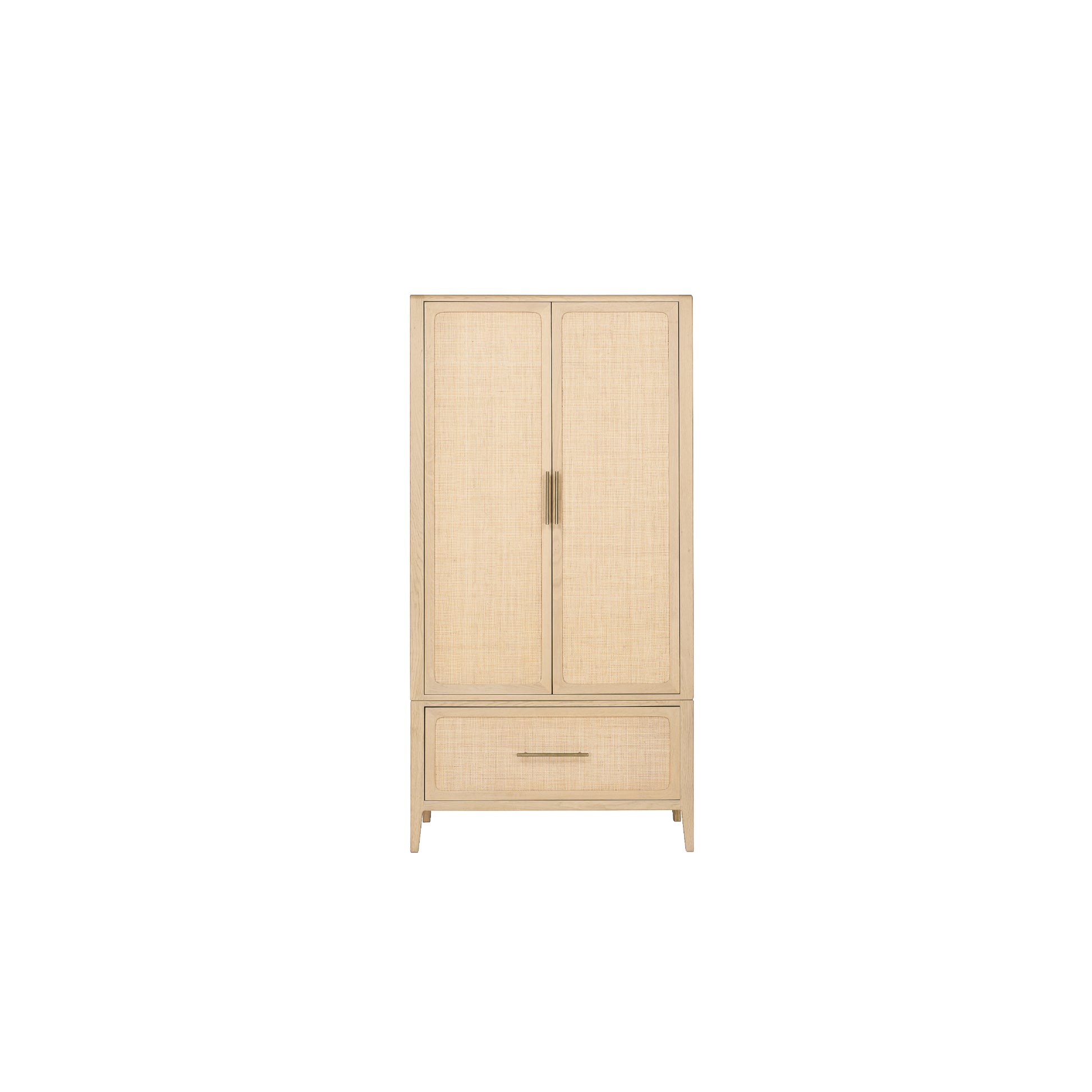 Willis & Gambier Casera Single Drawer Double Wardrobe - Oak