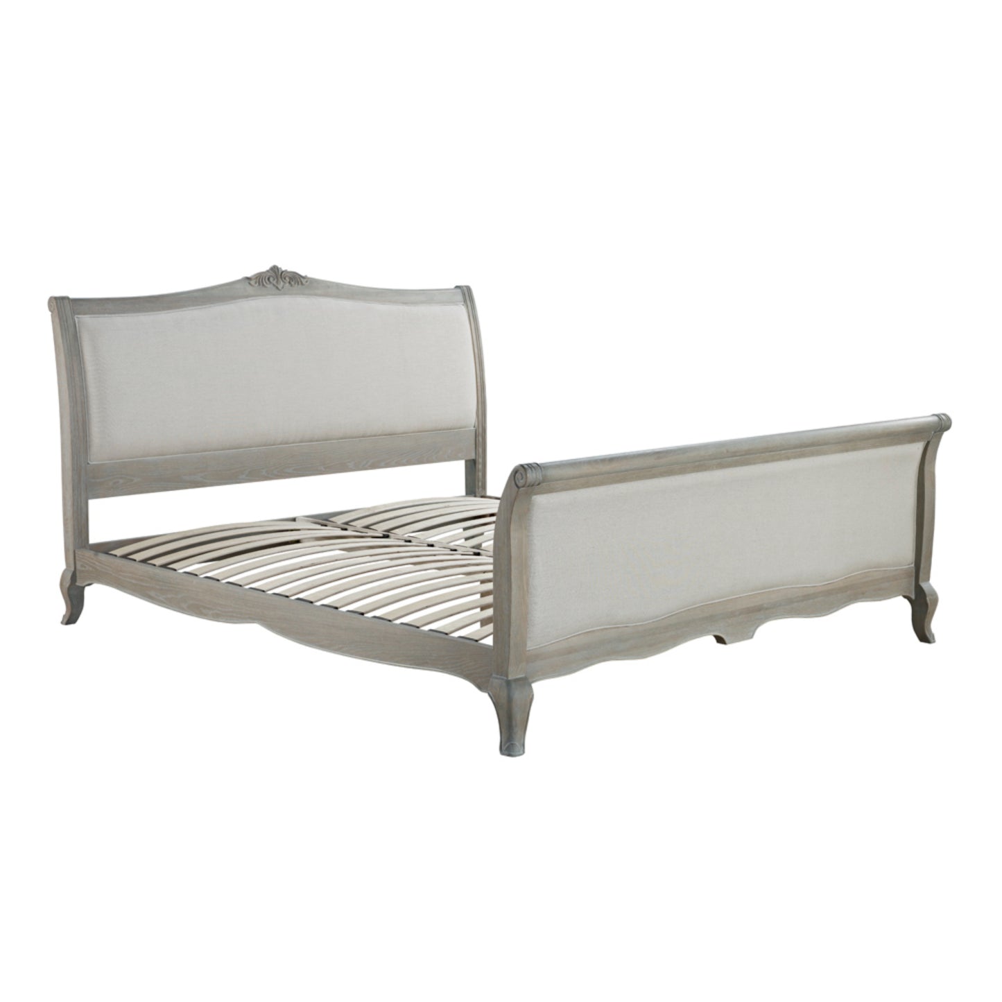 Willis & Gambier Camille High End Bed - Oak - Frame Only Angled View