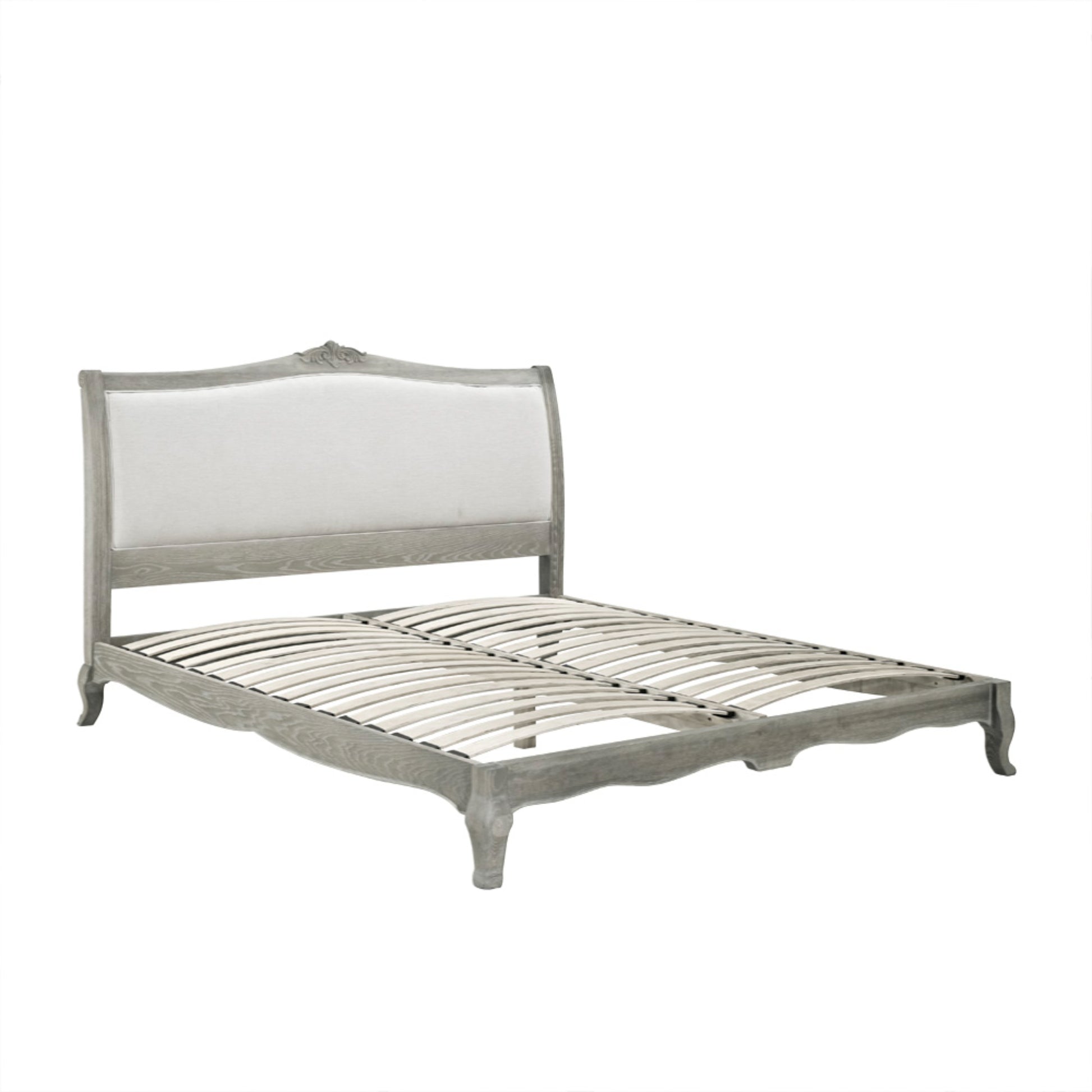 Willis & Gambier Camille Low End Bed - Oak - Frame Only Angled View