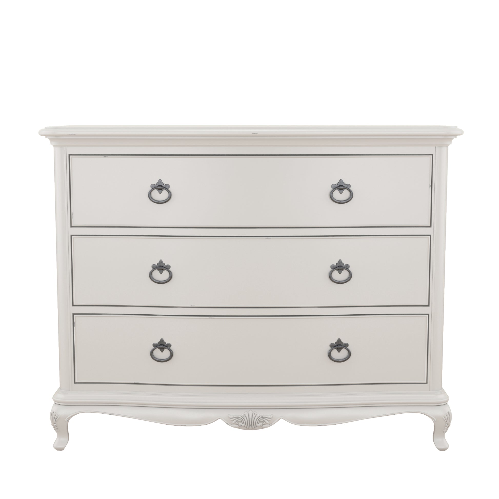 Willis & Gambier Etienne 3 Drawer Low Chest - Grey
