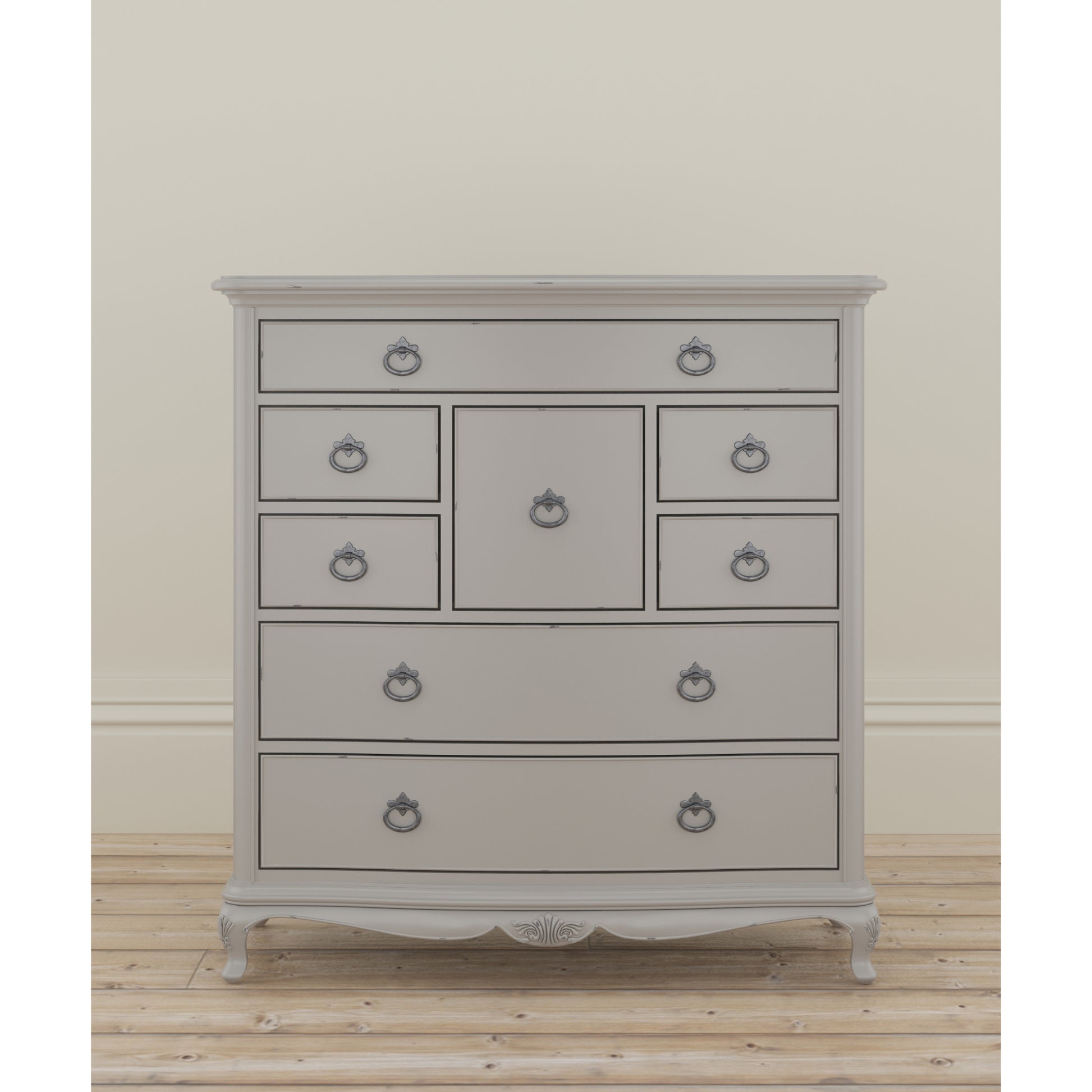 Willis & Gambier Etienne 8 Drawer Chest - Grey - Lifestyle Image Basic