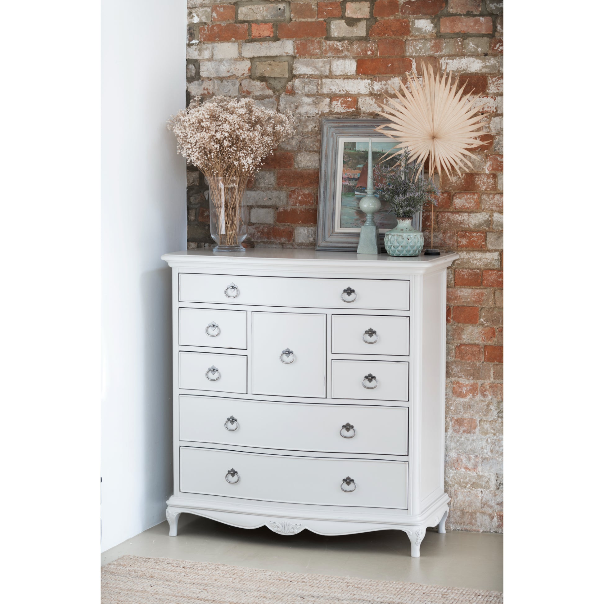 Willis & Gambier Etienne 8 Drawer Chest - Grey - Lifestyle Image 1