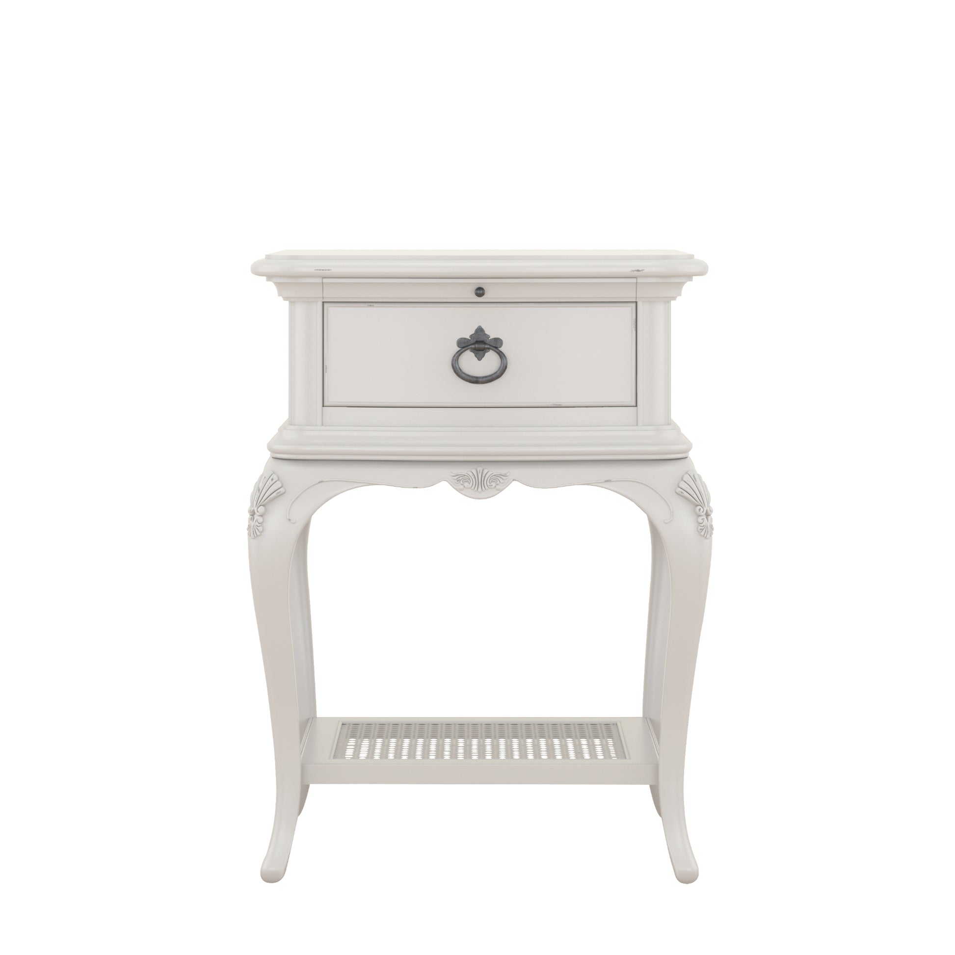 Willis & Gambier Etienne Single Drawer Bedside Table - Grey