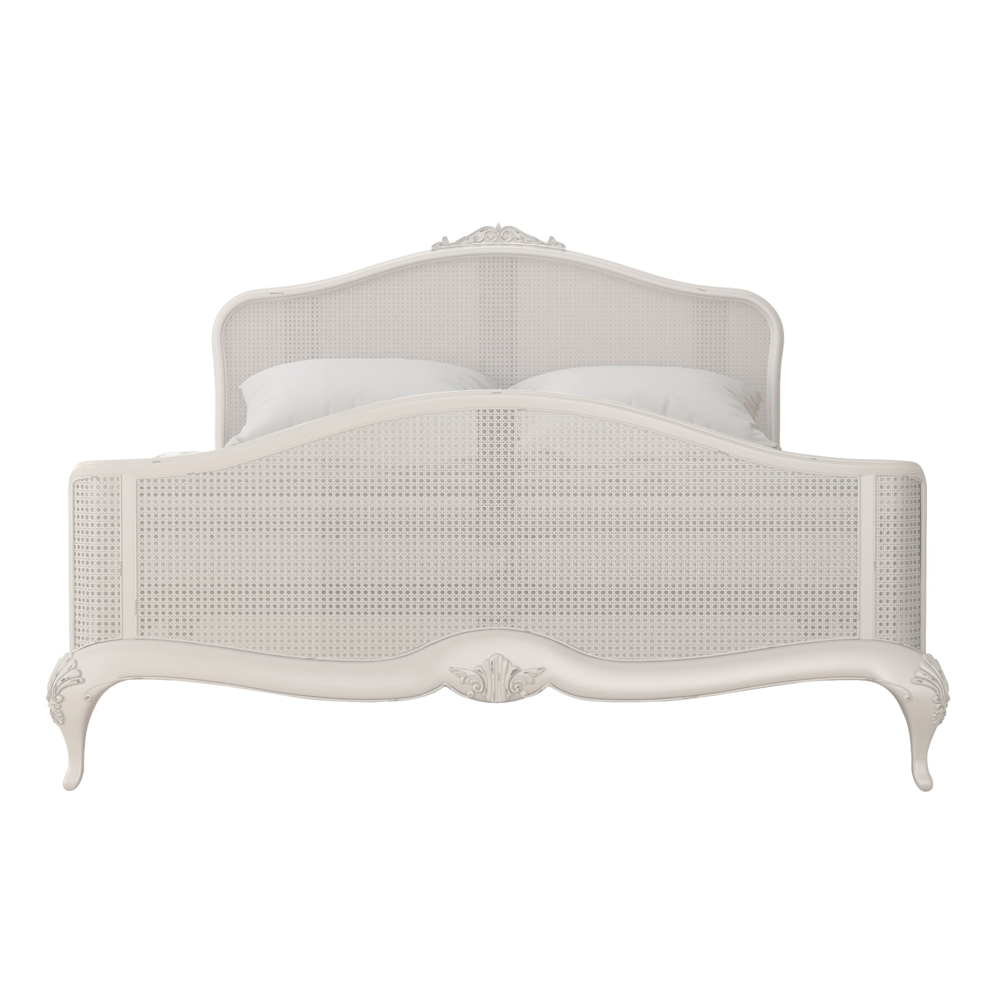 Willis & Gambier Etienne High End Rattan Bed - Grey