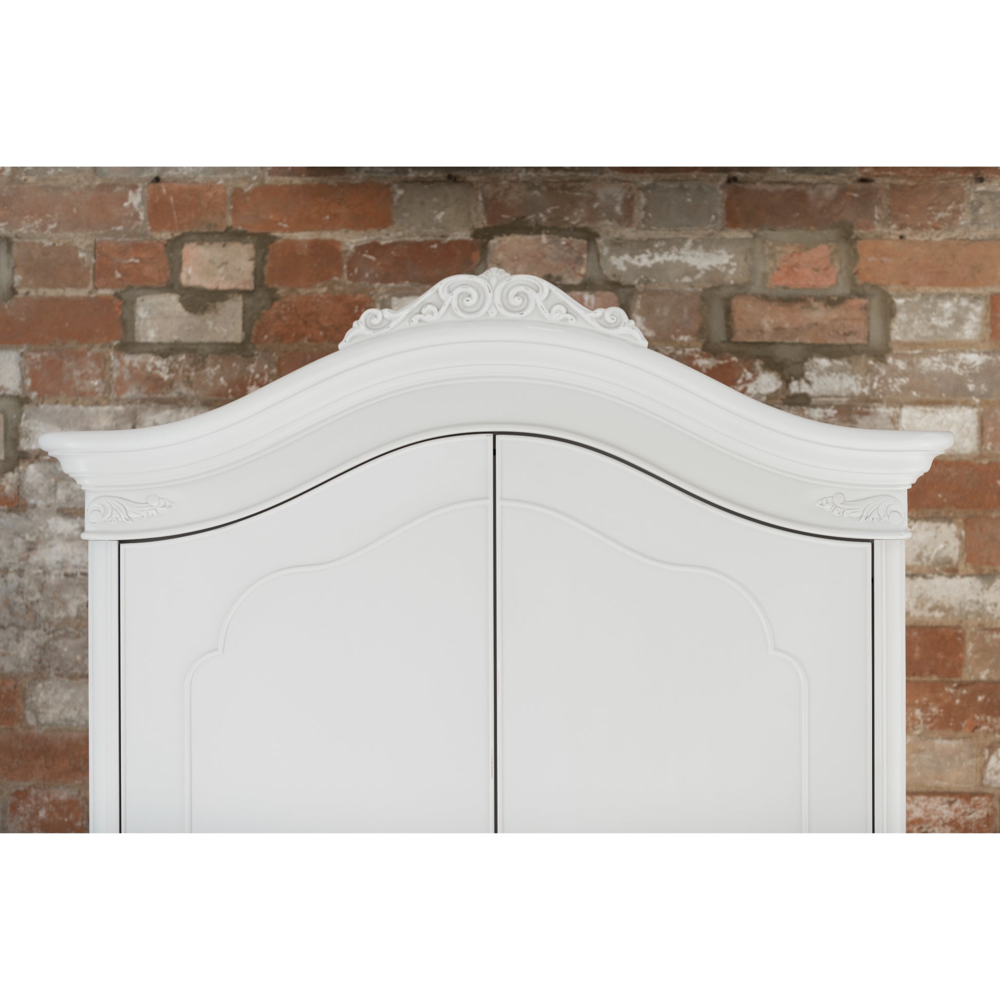 Willis & Gambier Etienne Double Wardrobe - Grey - Focus View Top