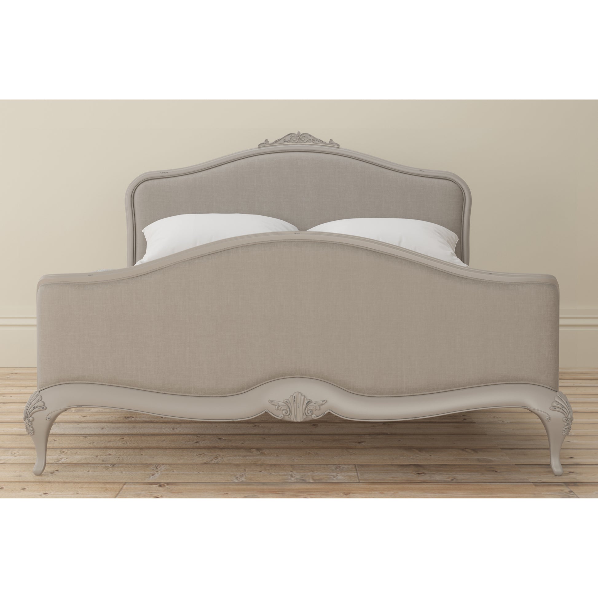 Willis & Gambier Etienne High End Upholstered Bed - Grey - Lifestyle Image Basic
