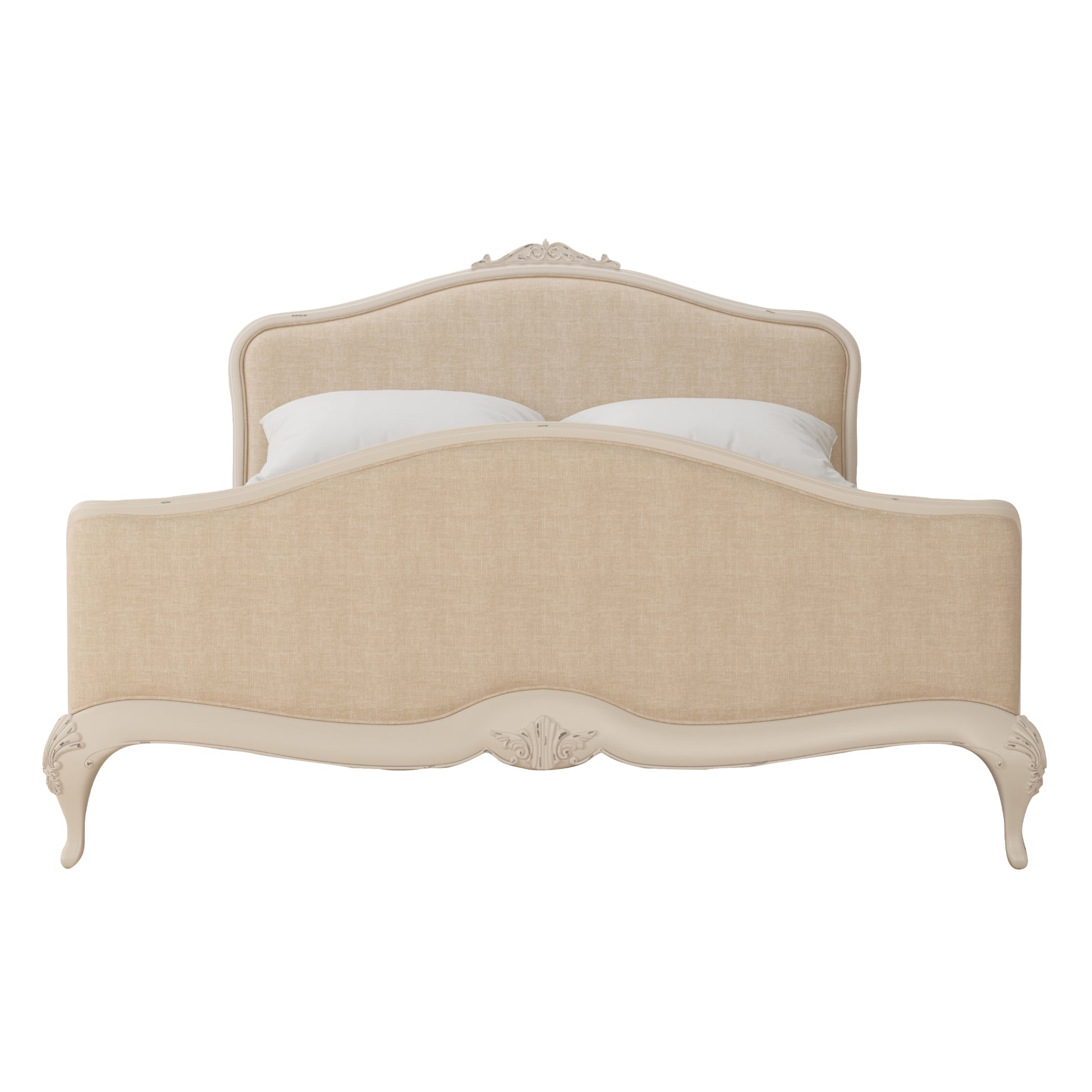 Willis & Gambier Ivory High End Upholstered Bed - Cream
