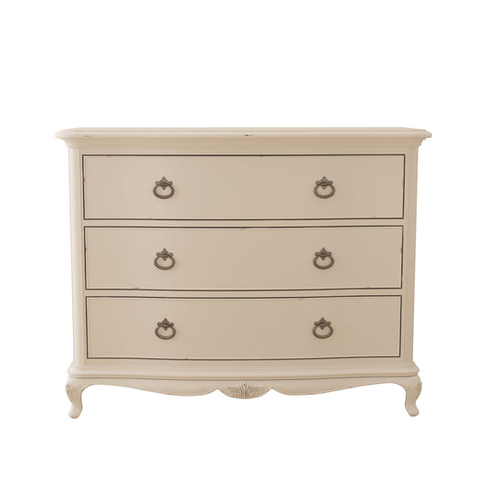Willis & Gambier Ivory 3 Drawer Low Chest - Cream