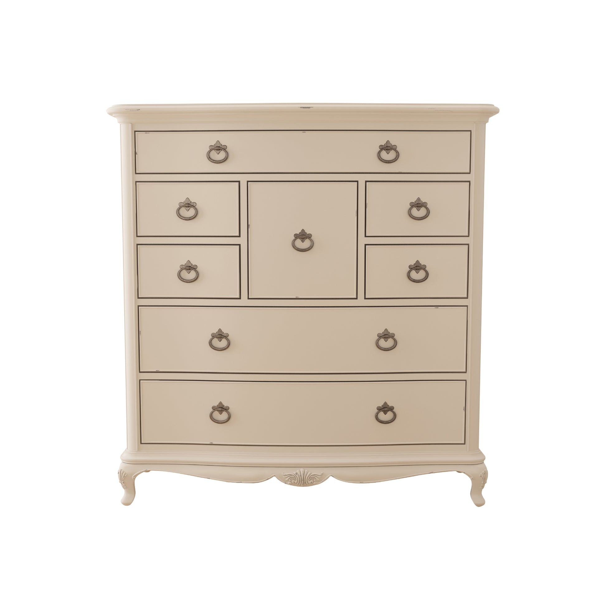 Willis & Gambier Ivory 8 Drawer Chest - Cream