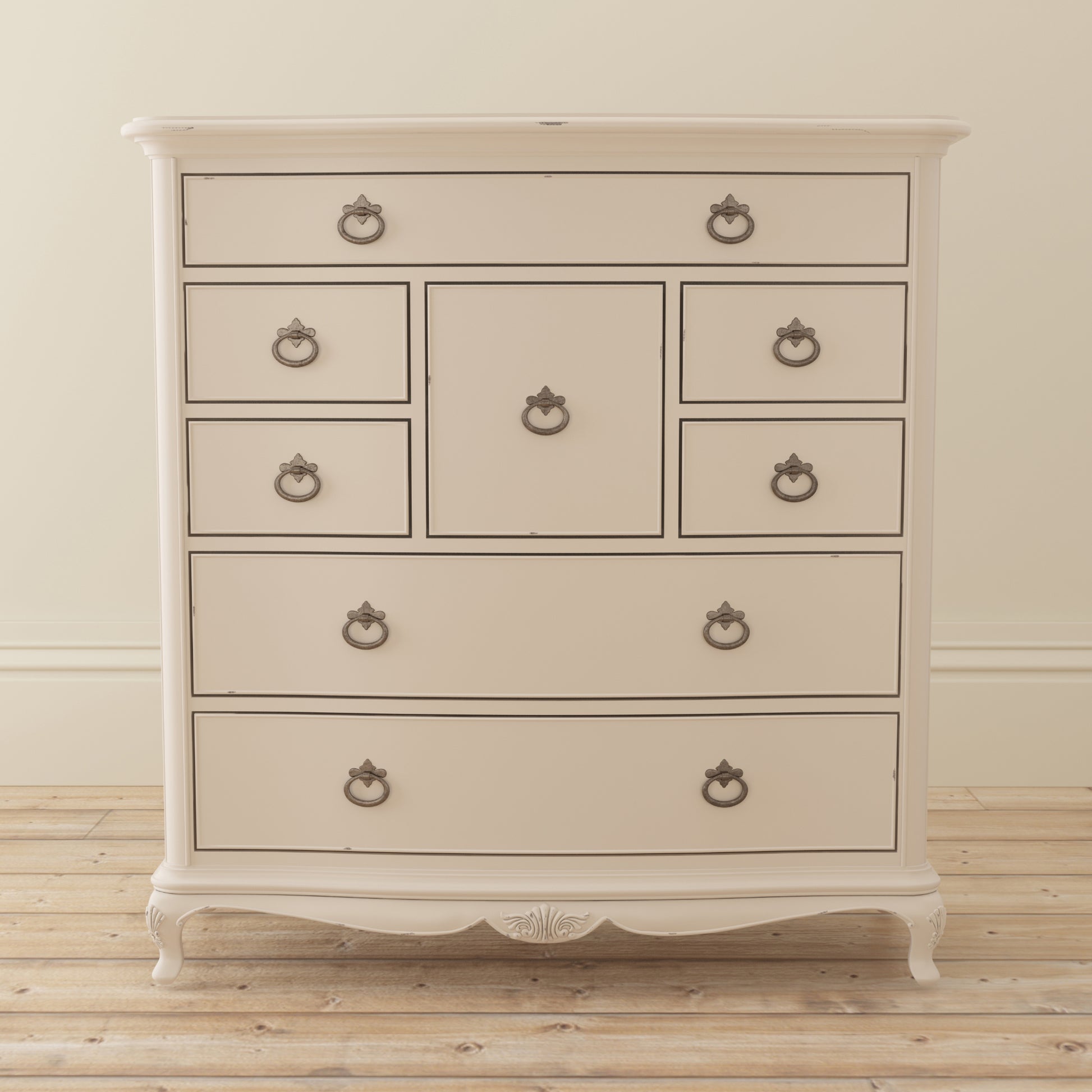 Willis & Gambier Ivory 8 Drawer Chest - Cream - Lifestyle Image Basic