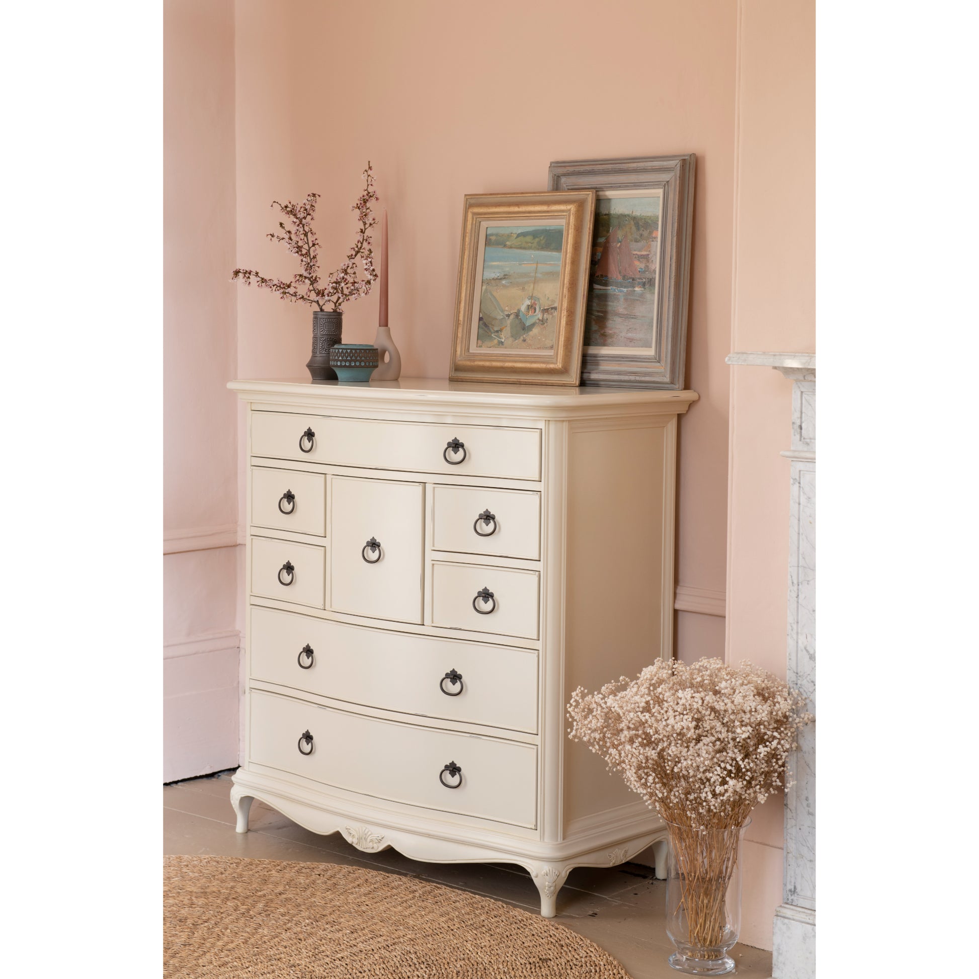 Willis & Gambier Ivory 8 Drawer Chest - Cream - Lifestyle image 1