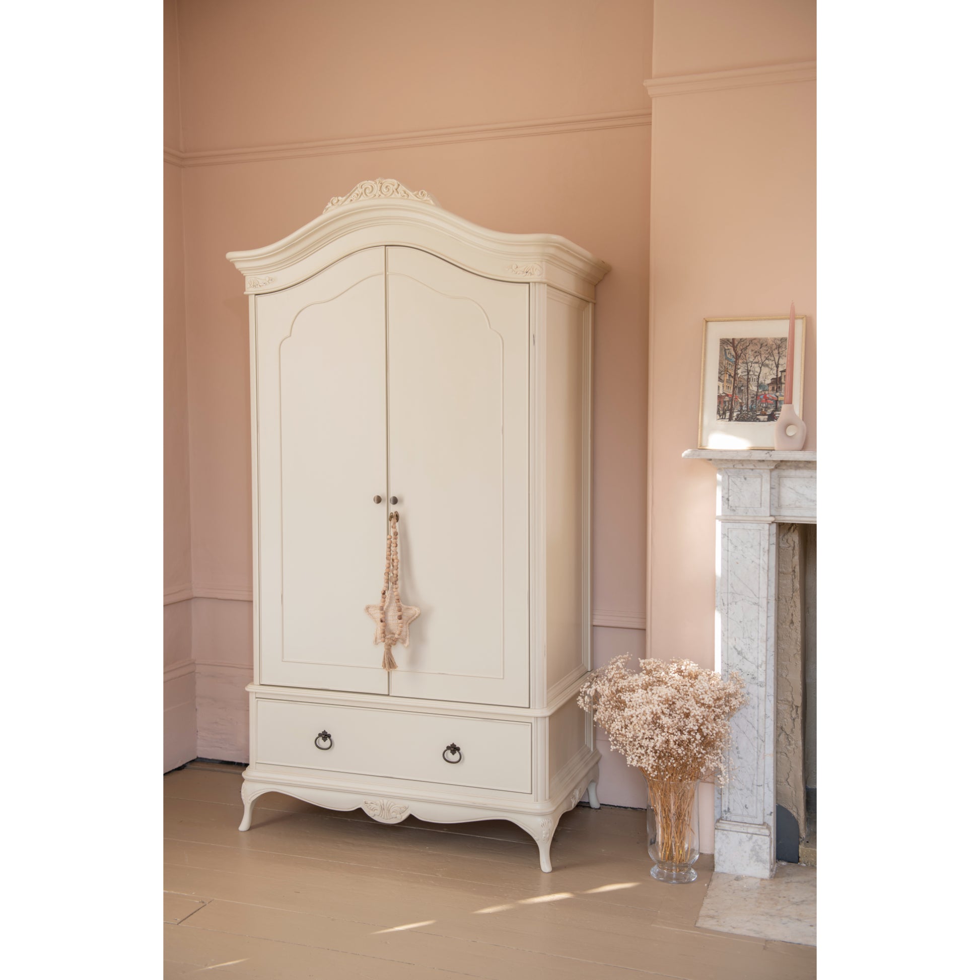 Willis & Gambier Ivory Double Wardrobe - Cream - Lifestyle Image 1