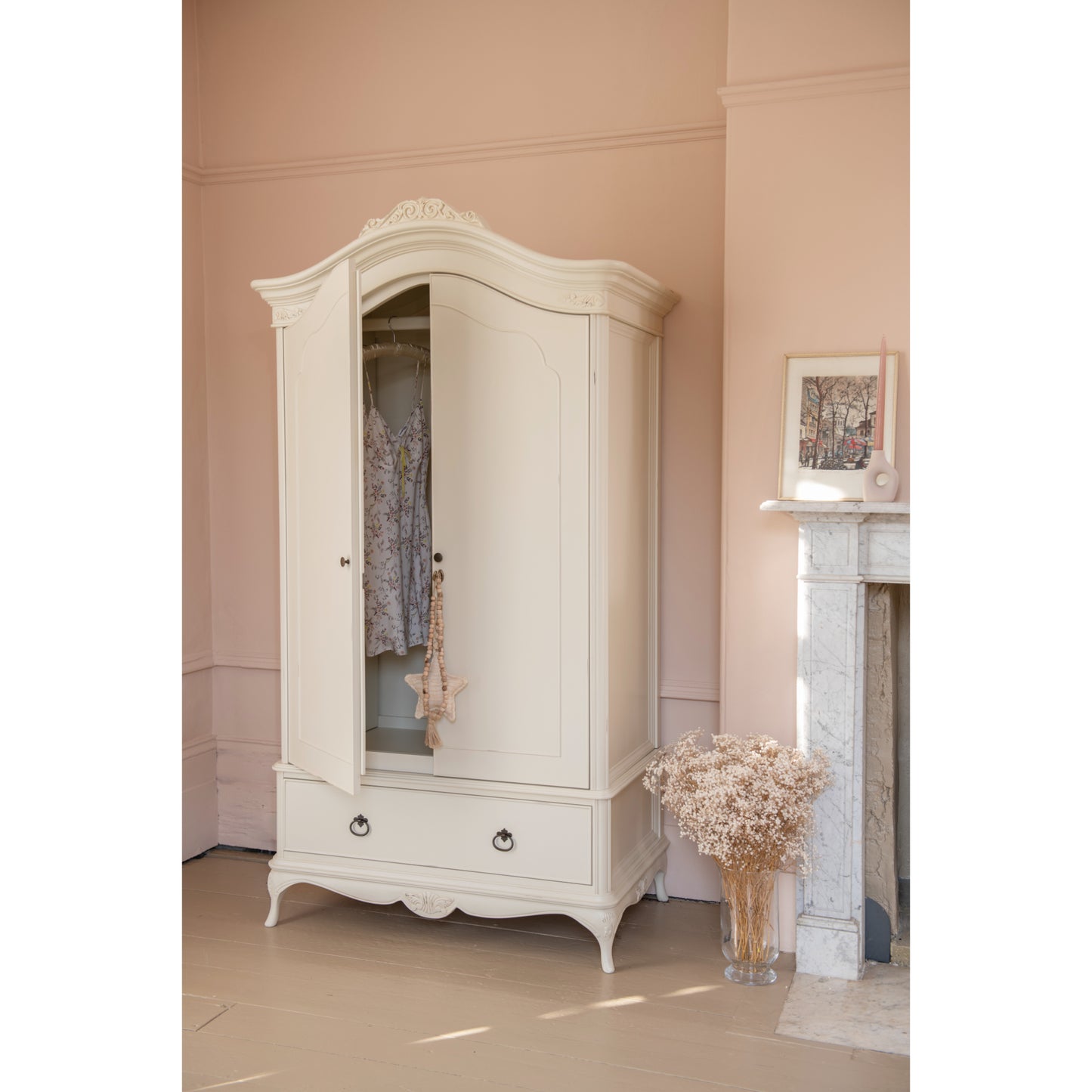 Willis & Gambier Ivory Double Wardrobe - Cream - Lifestyle Image 2