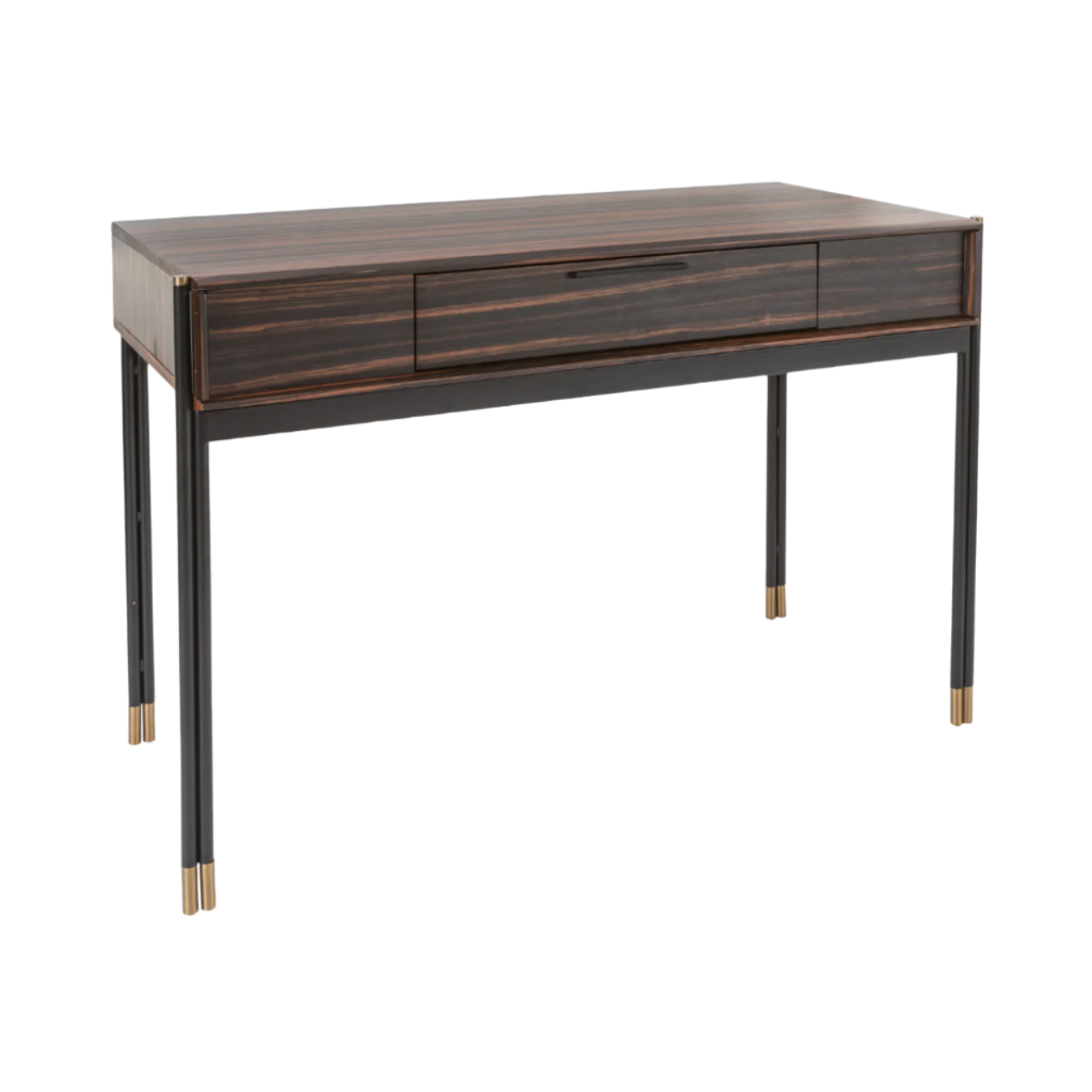 Twenty10 Designs Bali Dressing Table / Desk - Ebony - Angle View