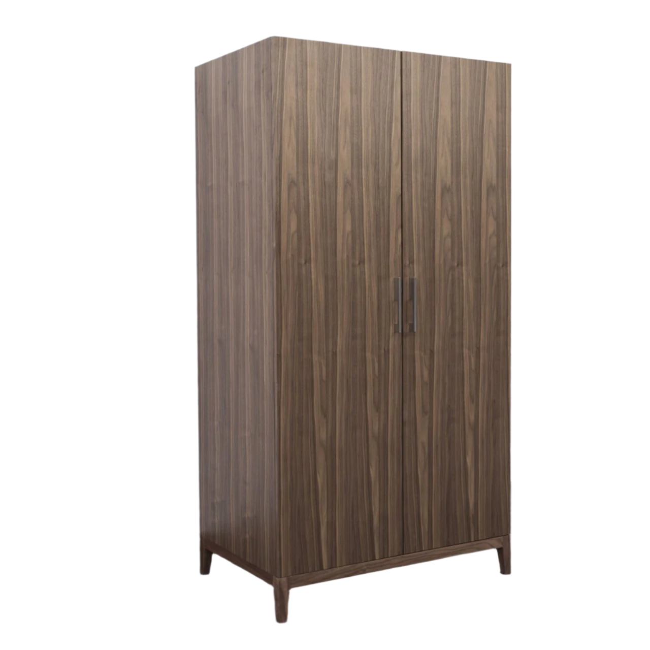 Twenty10 Designs Calla 2 Door Wardrobe - Walnut - Angle view