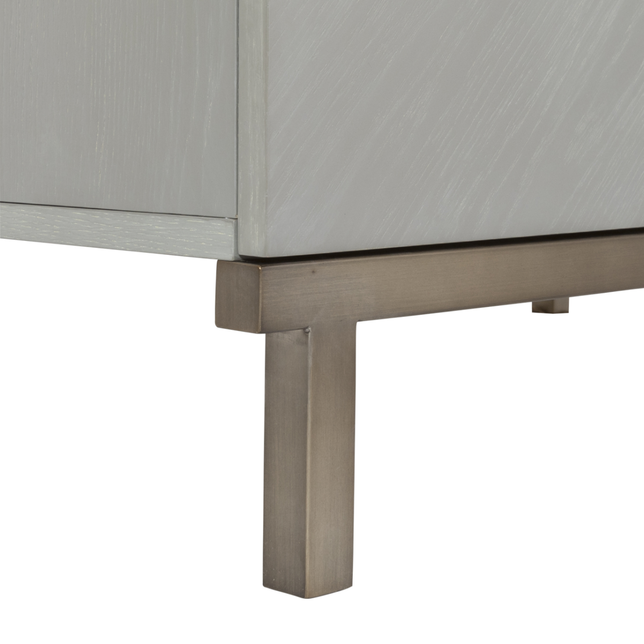 Twenty10 Designs Lilly 2 Door Wardrobe - Grey - Zoomed In Base