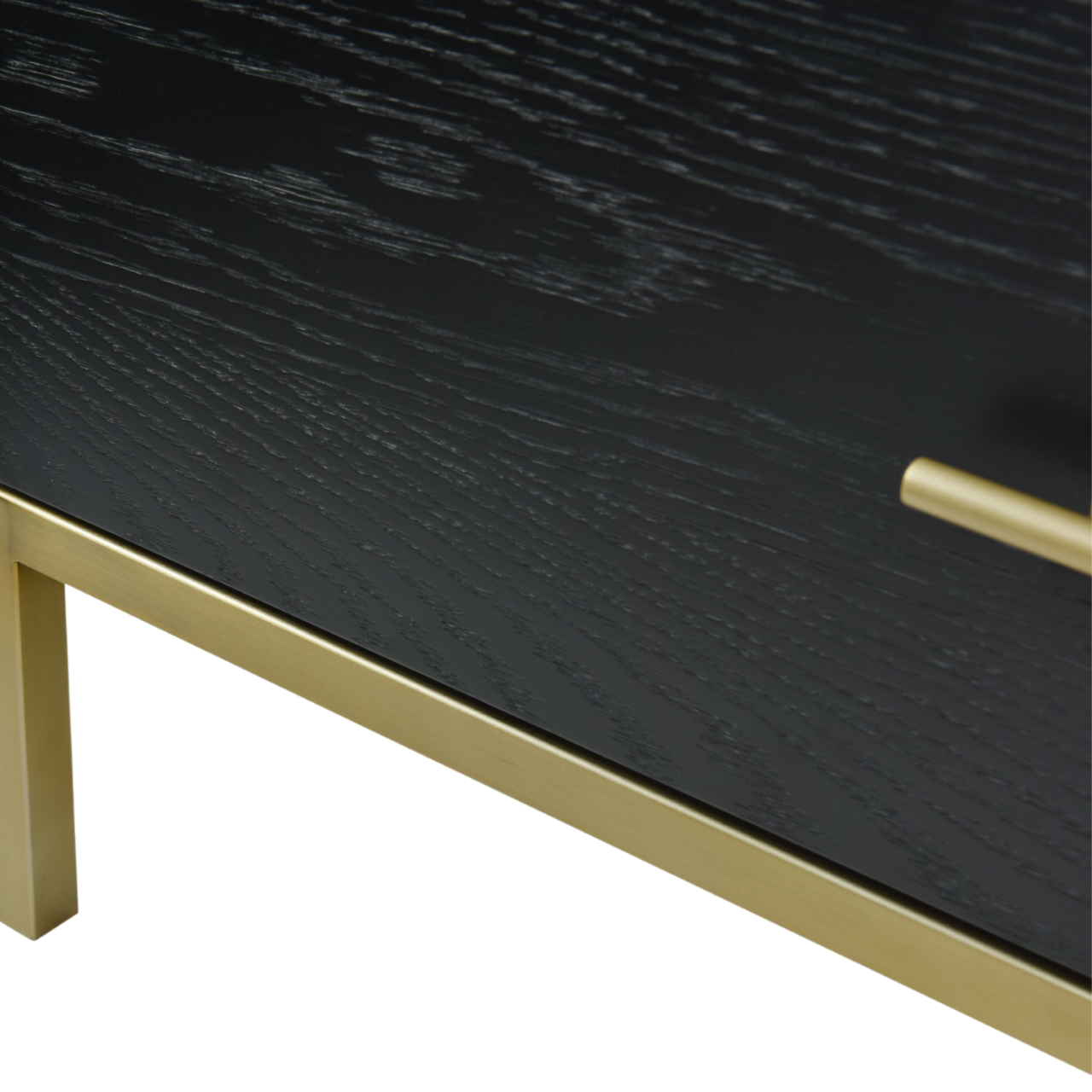 Twenty10 Designs Tulip 3 Drawer Chest - Black - Zoomed In Base