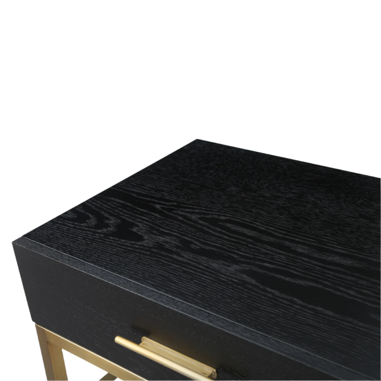 Twenty10 Designs Tulip Dressing Table / Desk - Black - Zoomed In Top