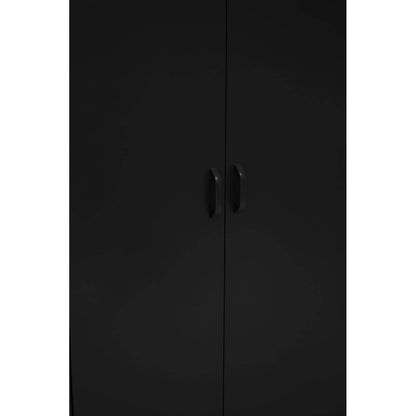 Nest Envy Varsity 2 Door Wardrobe - Black