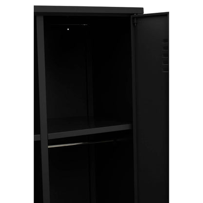 Nest Envy Varsity 2 Door Wardrobe - Black