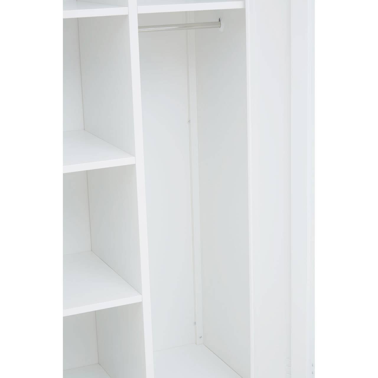 Nest Envy Varsity 2 Door Wardrobe - White