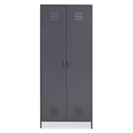 Nest Envy Varsity 2 Door Wardrobe - Grey