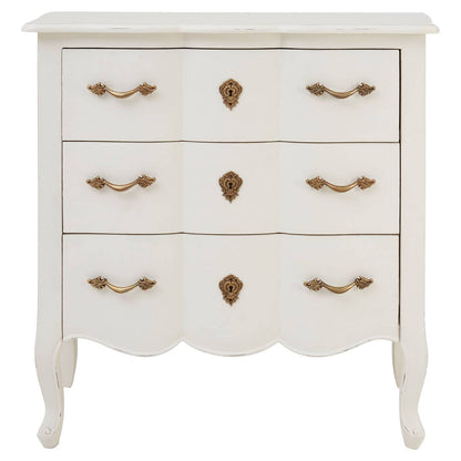 Nest Envy Versailles 3 Drawer Chest - White