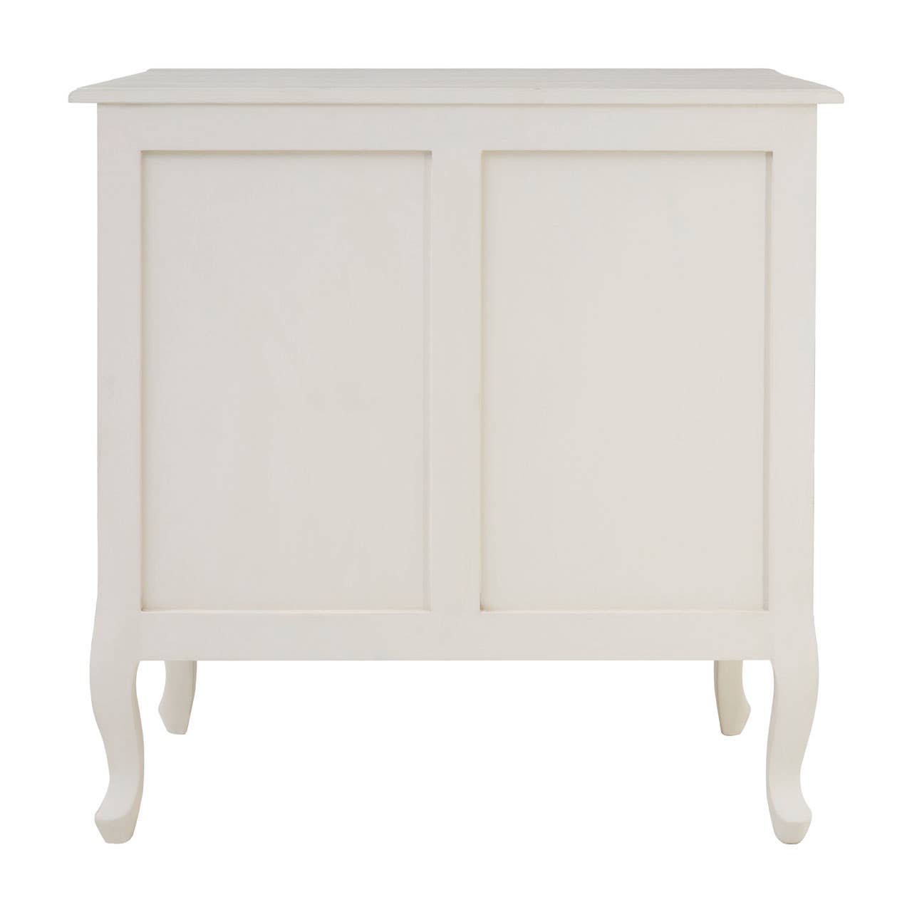 Nest Envy Versailles 3 Drawer Chest - White - Rear View