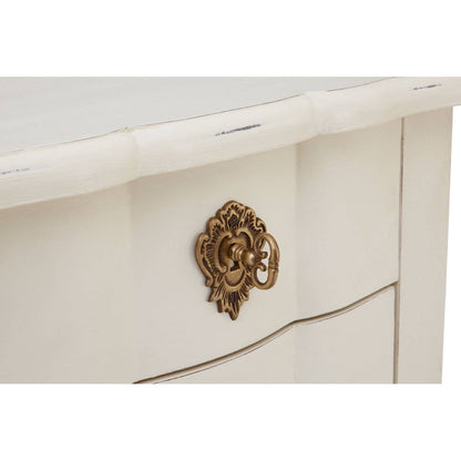 Nest Envy Versailles 5 Drawer Narrow Tallboy Chest - White - Zoomed In Drawer Knob