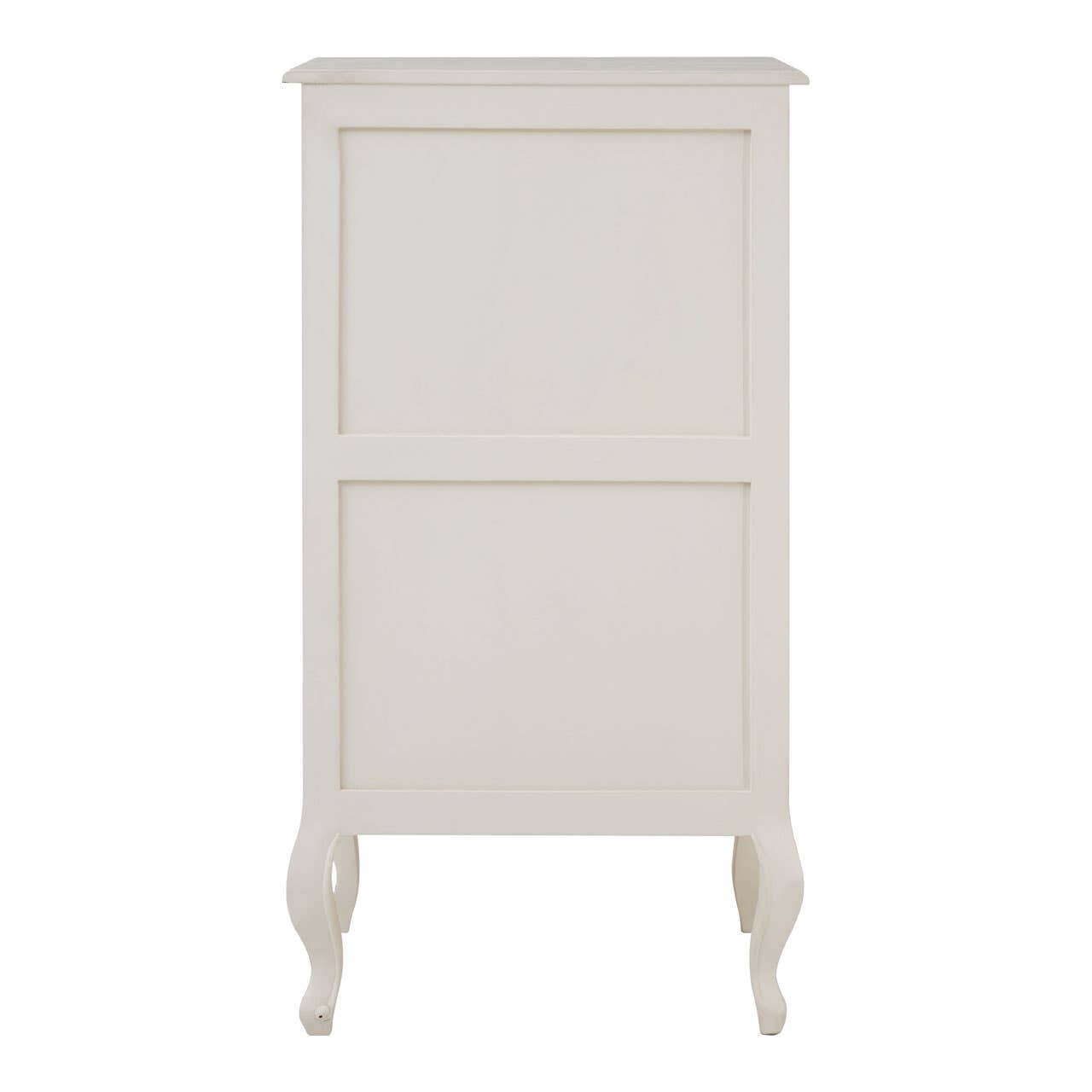 Nest Envy Versailles 5 Drawer Chest - White - Rear View