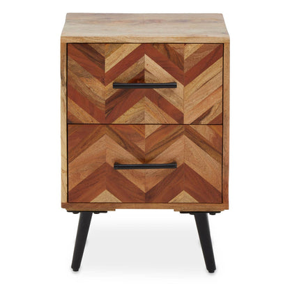 Nest Envy Burma 2 Drawer Chest - Mango Wood