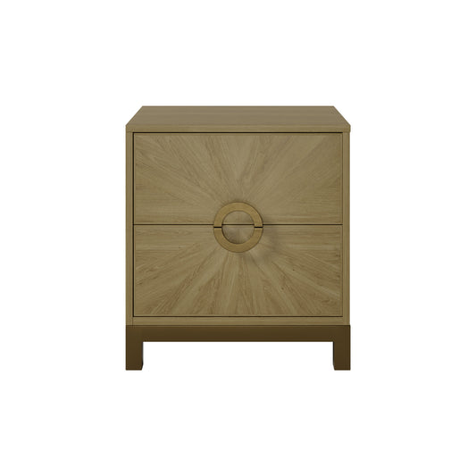 DI Designs Easton 2 Drawer Bedside Table - Sunburst