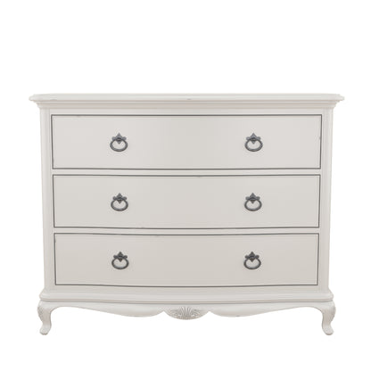 Willis & Gambier Etienne 3 Drawer Low Chest - Grey