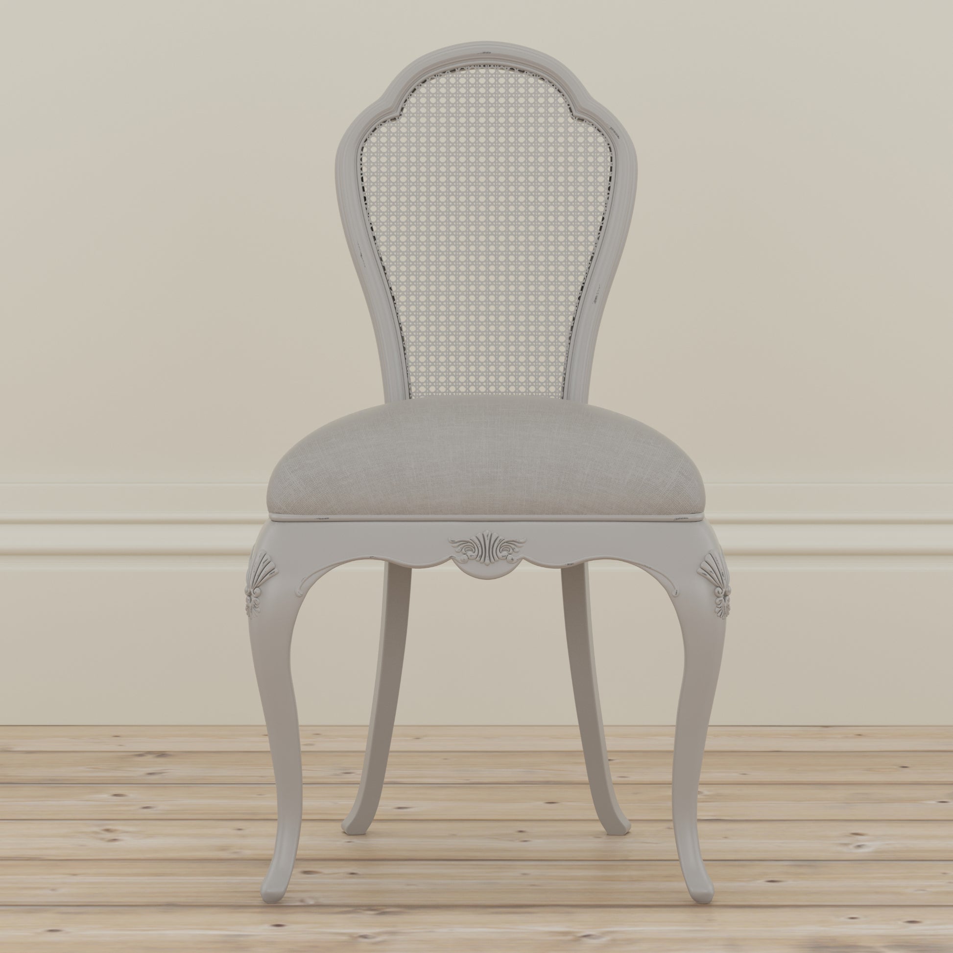 Willis & Gambier Etienne Bedroom Chair - Grey - Lifestyle Image Basic