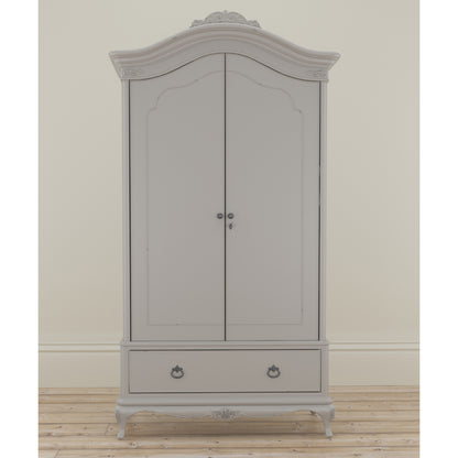 Willis & Gambier Etienne Double Wardrobe - Grey - Lifestyle Image Basic