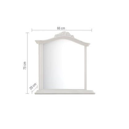Willis & Gambier Etienne Mirror - Grey - Infographic