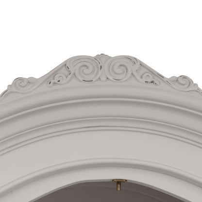 Willis & Gambier Etienne Double Wardrobe - Grey - Focus View Carved Detail