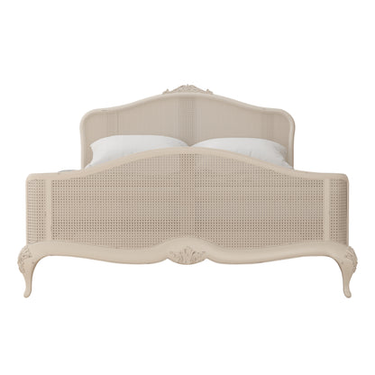 Willis & Gambier Ivory High End Rattan Super King Bed - Cream