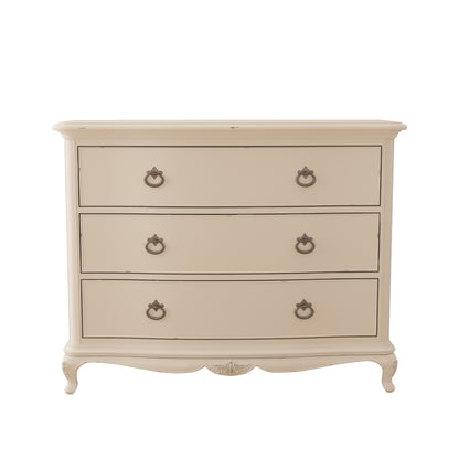 Willis & Gambier Ivory 3 Drawer Low Chest - Cream