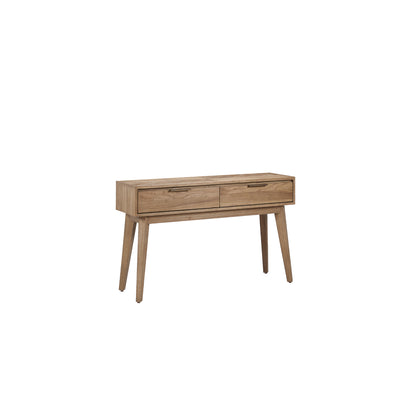 Willis & Gambier Sorrento Console Table - Elm - Angled view